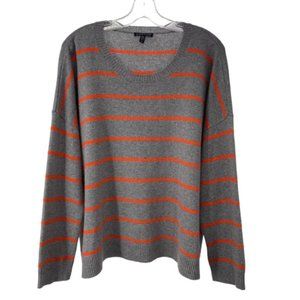 Eileen Fisher 100% Cashmere Striped Sweater Size S/P